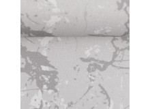 Baumwolle - Marmor grau weiß